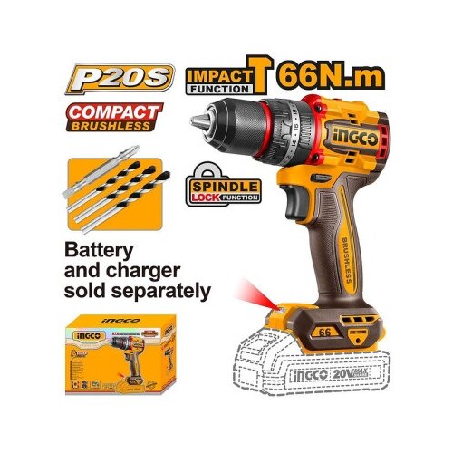 Ingco cidli206681 aku udarna bušilica 66nm solo super ( cidli206681 ) Cene