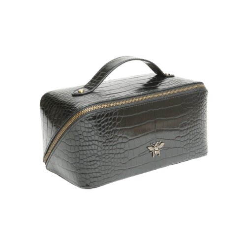 Fancy Metal Goods Ltd Alice Wheeler - Neseser - Train, Black Croc Cene