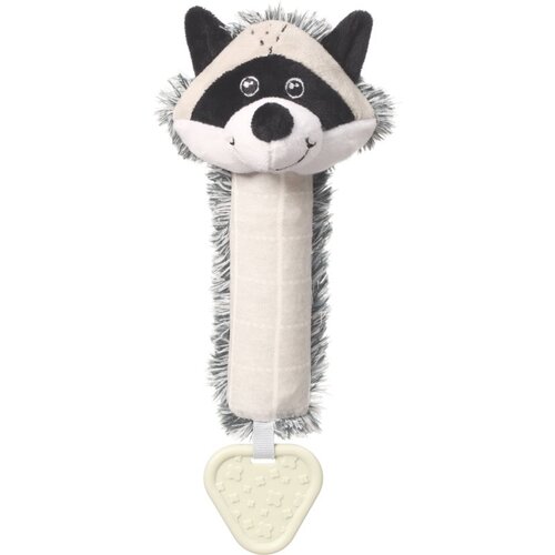 BabyOno Squeaky Toy with Teether piskajoča igrača z grizljajočim delom Racoon Rocky 1 kos Cene
