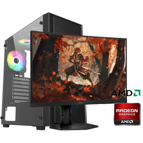  Gaming računar Ryzen 5 5600X, 16GB, 512GB, RX 7600 8GB i Monitor Aoc CQ27G4X Cijene