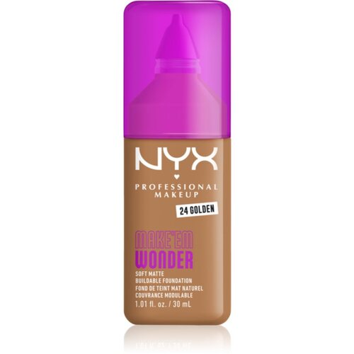 NYX Professional Makeup Make &lsquo;Em Wonder blagi matirajući puder nijansa 24 Golden 30 ml Cijene