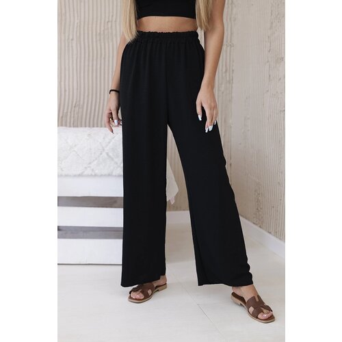 Kesi Włoski Wide-leg trousers black Cijene
