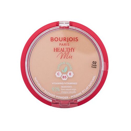 Bourjois Healthy Mix Clean & Vegan Naturally Radiant Powder osvetljevalni puder 10 g odtenek 02 Vanilla Cene