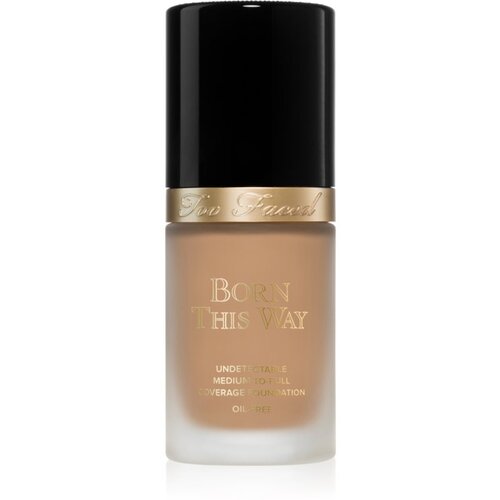 Too Faced Born This Way Flawless Coverage Natural Finish Foundation puder s visokim prekrivanjem za prirodan izgled nijansa Golden Beige 30 ml Cijene