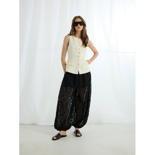 Reserved LADIES` TROUSERS - crno Cijene