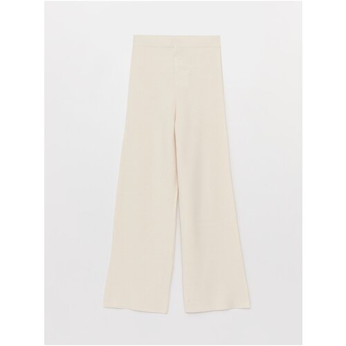 LC Waikiki Tight-fitting Palazzo Women&amp;#039;s Knitwear Pants with Elastic Waist. Slike