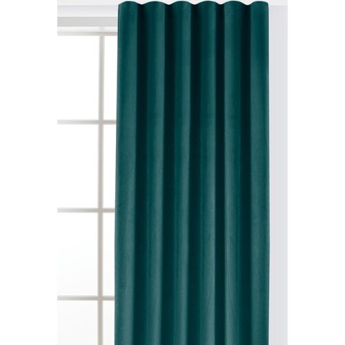 Filumi Modrozelena žametna zavesa za delno zatemnitev 265x250 cm Velto &amp;ndash; Slike