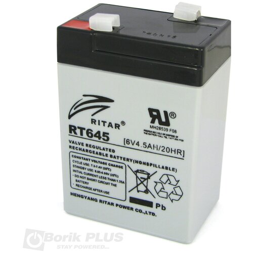 Ritar battery Ritar RT645 Olovna VRLA baterija 6V 4.5Ah Slike
