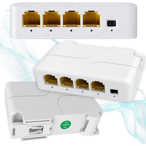  Lan switch poe mrežno stikalo 4 port razdelilnik do 1000 mb/s Cijene