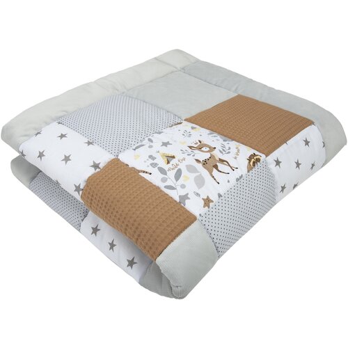 Medi Partners Crawling Blanket 100% Cotton Multifunctional Thick Soft Play mat Cene