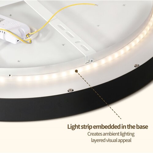  Brilagi - LED prigu&amp;scaron;iva svetiljka GLASS POOL DOUBLE LED/60W/230V 50 cm crna + daljinski upravljač Slike
