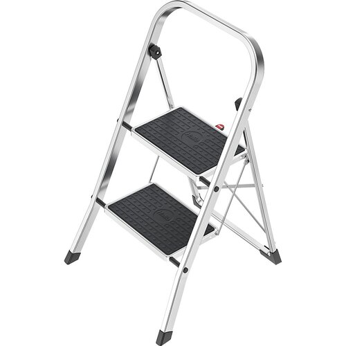 Hailo Zložljive stopnice K70 StandardLine, konstrukcija iz aluminija, nosilnost 150 kg, 2 stopnici, pohodna višina 460 mm Cene