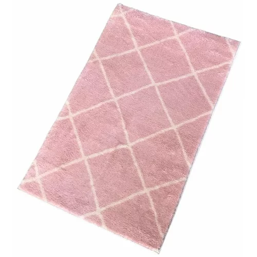 Mila Home Ružičasta kupaonska prostirka 50x80 cm Diamond –