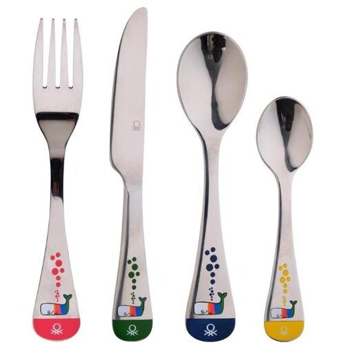 Benetton Jedilni pribor otroški 4/1 be-0687 kids Cene