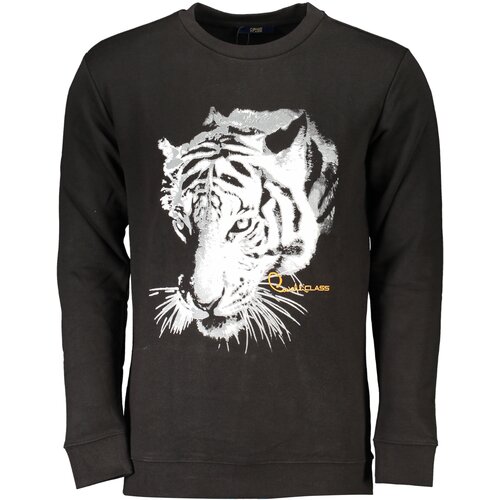 Cavalli Class MEN&amp;amp;#39;S BLACK ZIP-OUT SWEATSHIRT Slike