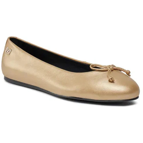 Tommy Hilfiger Balerinke Essential Golden Ballerina FW0FW07865 Gold 0HS