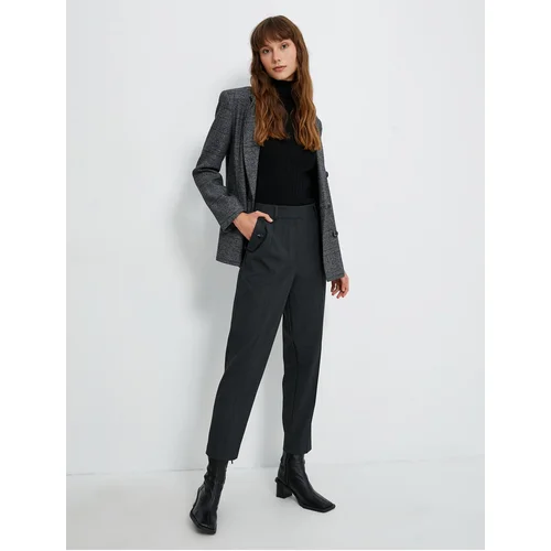 Koton Trousers with Buttons, Pocket Detail, Normal Waist.