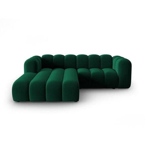 Micadoni Home Temno zelena kotna sedežna garnitura (levi kot) Lupine &amp;ndash; Slike