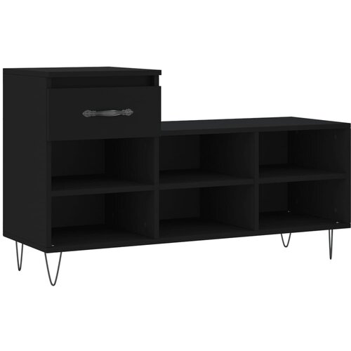 VidaXL Ormarić za cipele crni 102 x 36 x 60 cm od konstruiranog drva Slike