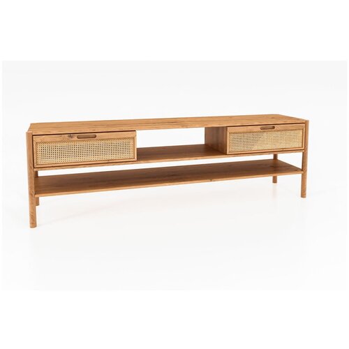 The Beds TV omarica iz hrastovega lesa 204x64 cm Pola - The Beds Slike