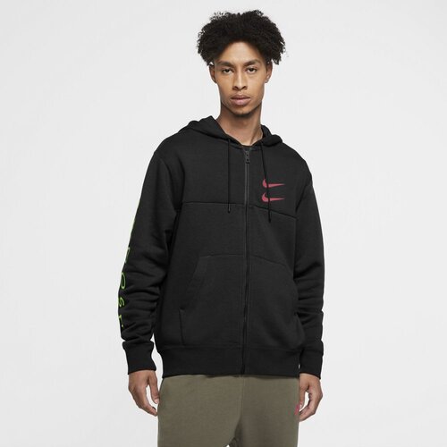 Nike mu&amp;scaron;ki duks M NSW SWOOSH HOODIE FZ SBB crna CU3901 Slike