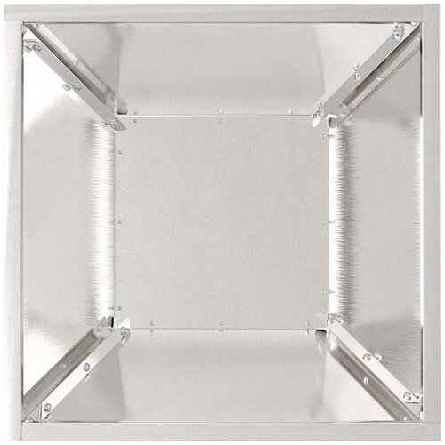  Vrtna saksija Srebrno 35 x 35 x 15 cm Nehrđajući čelik Slike