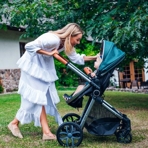 Momi kolica za bebe 2u1 Limuru Green, 0m+ Slike
