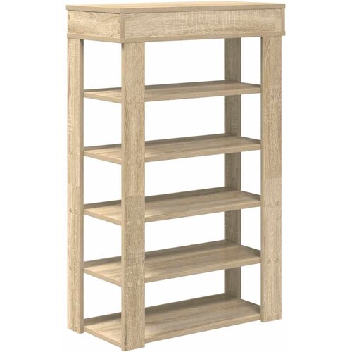  Stalak za cipele boja hrasta 60x30x98 cm konstruirano drvo Slike