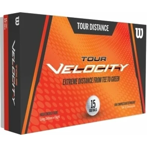 Wilson Staff Tour Velocity Distance Golf Balls White Standard Nova loptica za golf