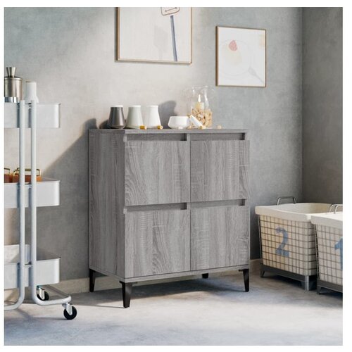  Komoda siva sonoma 60x35x70 cm inženirski les Cene