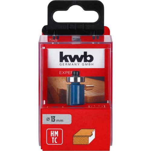 KWB HM glodalo 13 za poravnavanje | SB, za glodalicu, drvo/plastika - (49755420) Slike