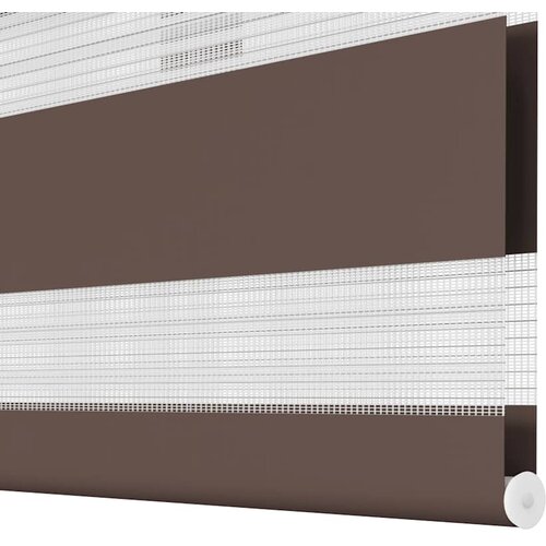 Zebra zavjesa 90,9x150 cm &amp;Scaron;irina tkanine 86,7 cm boje kave Slike