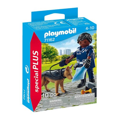 Playmobil 71162 - Special Plus - Polizist mit Spürhund - 1 k. Cene