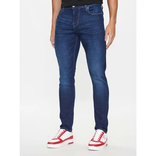 Guess Jeans hlače M3YA27 D5271 Modra Super Skinny Fit