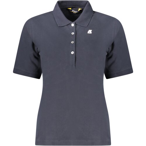 K-Way POLO SHORT SLEEVE WOMEN BLUE Slike