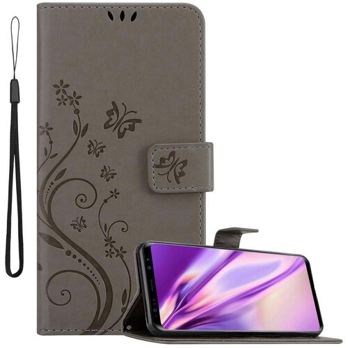 Cadorabo Samsung Galaxy S9 PLUS v klasična črna - ovitek v cvetličnem dizajnu z magnetnim zapiranjem, stoječo funkcijo in režami za kartice, (20564266) Cene