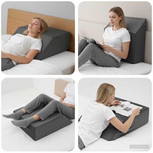  Jastučić za noge Jednobojno Siva 63 x 52 x 19 cm PU pjena Cene