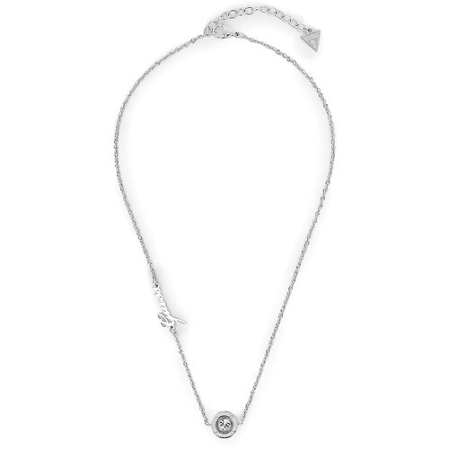 Guess Ogrlica JUBN01 459JW RHODIUM Slike
