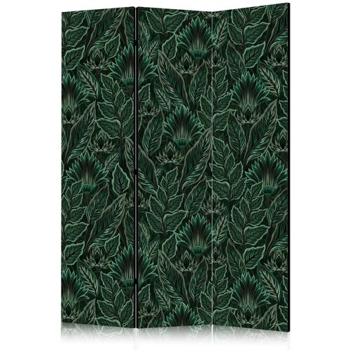  Paravan - Dense Vegetation - Botanical Patterns in Illustrative Style Green 135x172 Akustični Cene