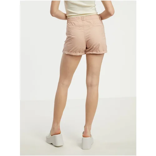 Camaieu Light pink women's shorts - Women