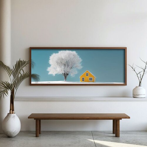WALLXPERT FAH040-150 Multicolor Decorative Framed MDF Painting Cene