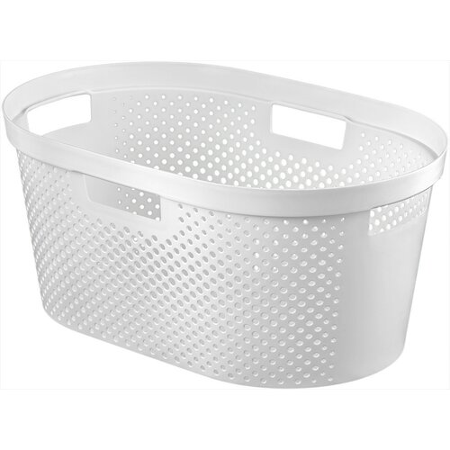 Infinity DOTS 39L košara za čisto rublje – bijela Cene