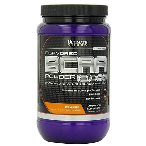 Ultimate Nutrition BCAA Powder, Pomorandža, 457 g Slike