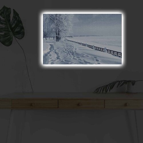 Wallity Slika sa LED osvetljenjem 4570DHDACT-117, 45x70 cm Cene