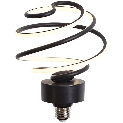 LUEDD E27 LED okrasna žarnica črna spirala 6W 370 lm 3000K Cene