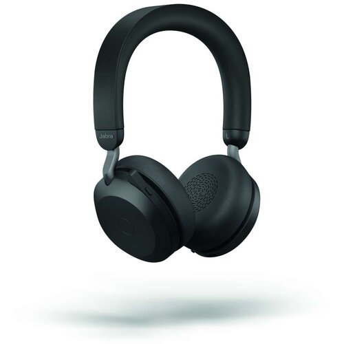 Jabra EVOLVE2 75, Link380c MS Stereo Stand Black, EVOLVE2 75 headset Black MS, Link 380 BT adapter USB-C MS, EVOLVE2 75 Deskstand USB-A,1.2m USB-C to USB-C cable, carry pouch, warranty and warning (safety leaflets) Slike