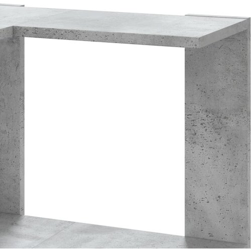  Kutni regal za knjige s 3 razine 50x50x102cm drveni Slike