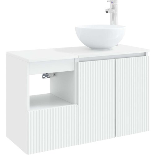  Set namje&amp;scaron;taja za kupaonicu 2 kom. Bijela Konstruirano drvo 49,5 x 35 x 80 cm Slike