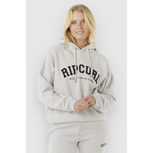 Rip Curl Varsity Pulover s kapuco grey marle / blac Cene