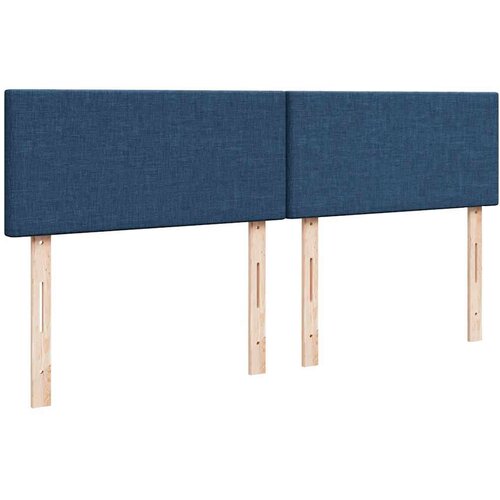 VidaXL Otomanski krevet s madracem plavi 180x200cm od tkanine Slike